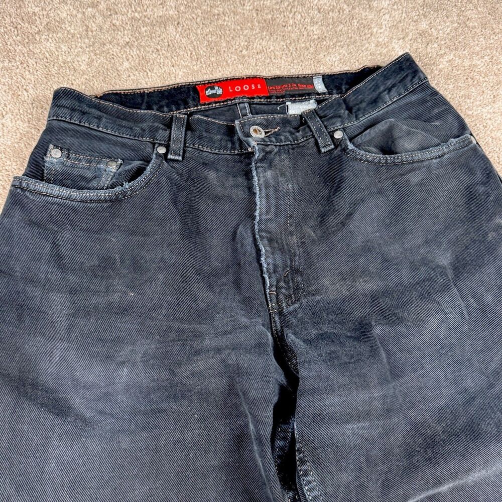 Vintage Levi’s Silver Tabs Mens 31x34 (Fits 30x33) Loose Black 90s VTG Y2K Jeans